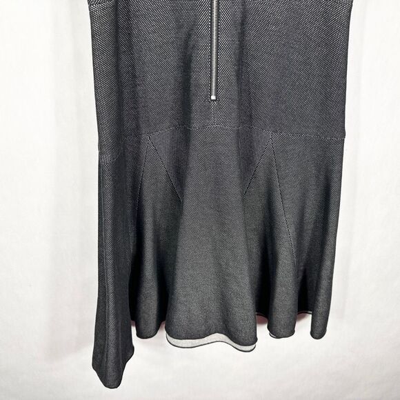 Rag & Bone Size 6 Enigma Dress Fit n Flare Drop Waist Black Mini Sleeveless 1470 - Picture 8 of 12